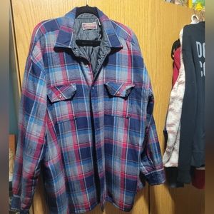Vintage northcrest lined Quilted flannel jacket